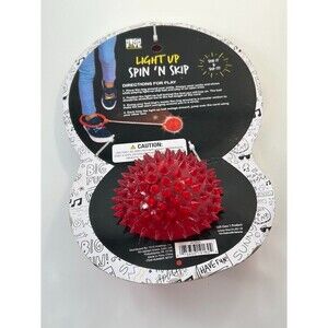 High Five Light Up Spin N Skip - Lights Up As It Spins Summer Fun Red